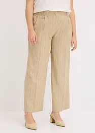 Bukse med lin og legg, bonprix
