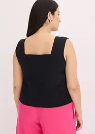 Blusetopp med knapper, bonprix