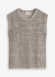 Strikket topp i båndgarn, bonprix