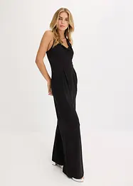 Jumpsuit med drapert utringning, bonprix