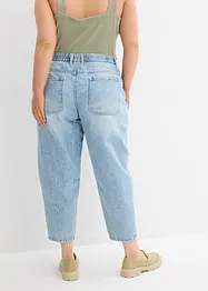 Barrel-jeans Mid Waist Low Stretch, cropped, bonprix