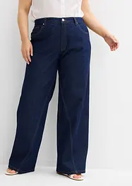 Wide Leg-jeans, High Waist, Low Stretch, bonprix