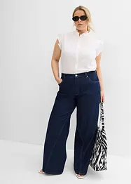 Wide Leg-jeans, High Waist, Low Stretch, bonprix