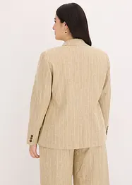Blazer med lin, bonprix