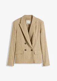 Blazer med lin, bonprix