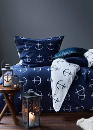 Vendbart sengesett med ankermønster, bonprix