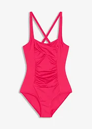 Shape-badedrakt i glinsende materiale, middels formende, bonprix