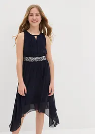 Chiffonkjole med paljetter, bonprix