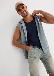 Pull on-bermudashorts i lett denim, Slim Fit, bonprix