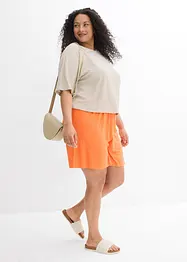Shorts i slip on-modell av myk viskosemiks, bonprix