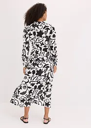 Kjole i kaftan-look og lett viskose, bonprix