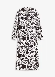 Kjole i kaftan-look og lett viskose, bonprix