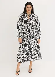 Kjole i kaftan-look og lett viskose, bonprix