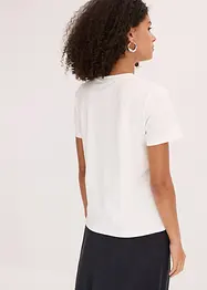 T-skjorte med velplassert trykk, bonprix
