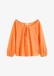 Bluse i ren økologisk bomull, bonprix