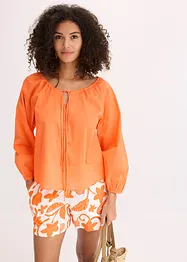 Bluse i ren økologisk bomull, bonprix