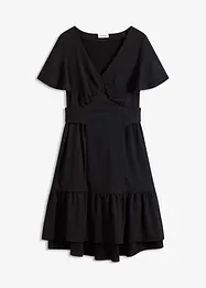 Jerseykjole i lett krepp med vingeermer, bonprix