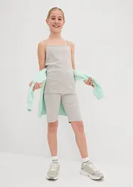 Sykkelbukse i økologisk bomull med elastan (2-pack), bonprix