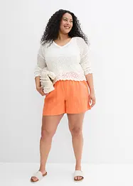 Paperbag-shorts i lett lyocell, bonprix