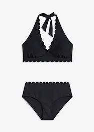 Halterneck-bikini (2-delt sett) i resirkulert polyamid, bonprix