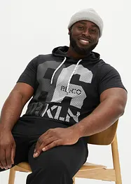 T-shirt med hette, i tung kvalitet, bonprix
