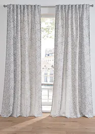 Jacquardvevd gardin med mønster (1-pack), bonprix