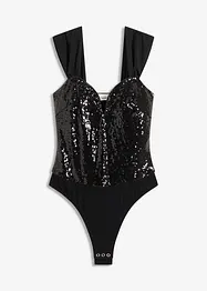 Body i paljett-materiale, bonprix