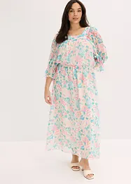 Maxikjole i chiffon, bonprix