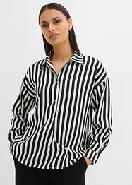 Skjortebluse i fin sateng, bonprix