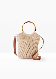 Shoppingveske i makramé, bonprix