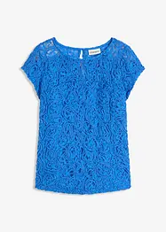 Blusetopp i blondemateriale, bonprix