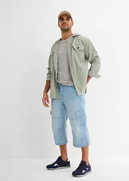 3/4-lang cargojeans, Straight, Regular Fit, bonprix