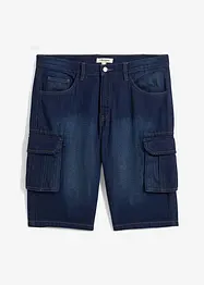 Bermudashorts i denim med cargolommer, Relaxed Fit, bonprix