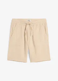 Slip on-bermudashorts av musselin, bonprix
