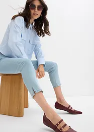 Slim Fit-jeans, Mid Waist, komfortlinning, bonprix