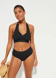 Halterneck-bikini (2-delt sett) i resirkulert polyamid, bonprix