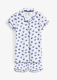 Pyjamas med økologisk bomull (2-delt sett), bonprix