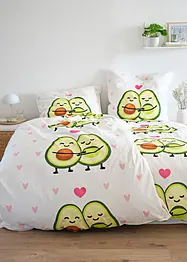 Sengesett med avocadoer, bonprix