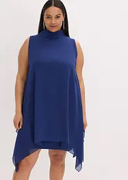 Chiffonkjole med sjalskrage, bonprix