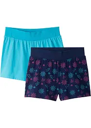 Trikotshorts i 100% økologisk bomull (2-pack), bonprix