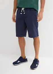 Pull on-bermudashorts i lin-miks, Regular Fit, bonprix