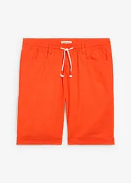 Pull on-bermudashorts i lin-miks, Regular Fit, bonprix
