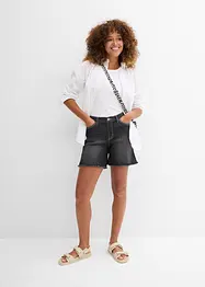 Jeansshorts, Mid Waist, stretch, bonprix
