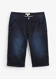Lang bermudashorts i denim med stretch, Regular Fit, bonprix