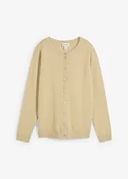 Cardigan med rund hals, bonprix