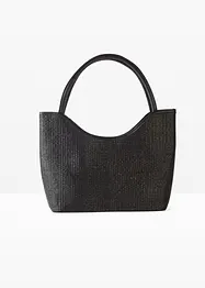 Shoppingveske i strå-look, bonprix