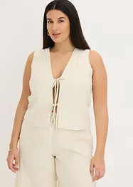 Vest med knyting, bonprix