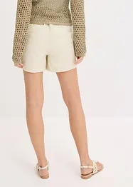 Shorts i twill med knytebelte, bonprix