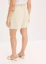 Shorts i twill med knytebelte, bonprix