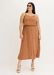 Jerseykjole med blonder, bonprix